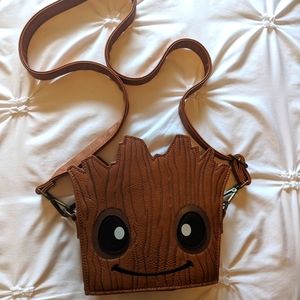 Groot Loungefly crossbody purse